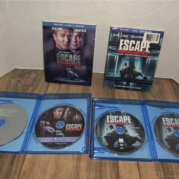 Escape Plan & Escape Plan 2 Hades Movies [ Blu-Ray / DVD / Digital ] - Picture 3 of 6